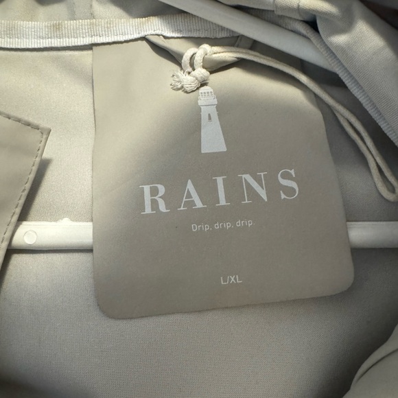 Rains Gray Jacket - Picture 2 of 3